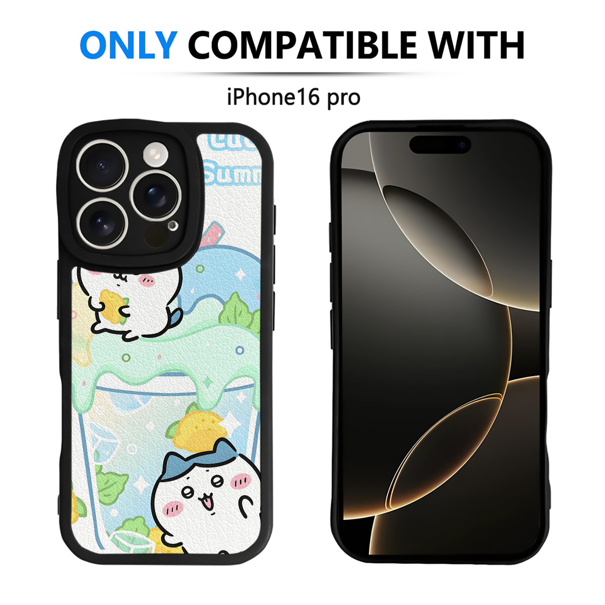 （画像用） ちいかわ Chii-kawa 【iPhone 16シリーズ対応】シリコンスマホケース（レザー調） 材質：シリコン
